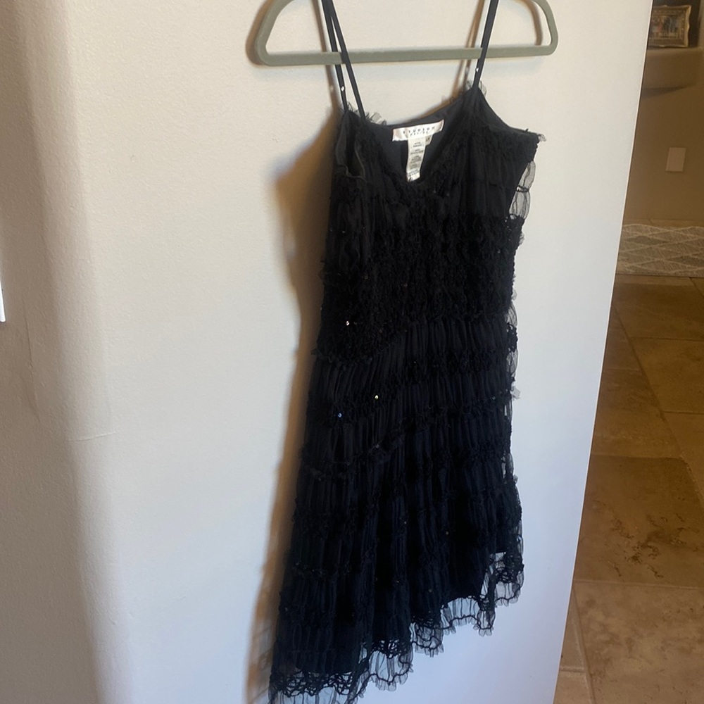 Studio M vintage black tulle dress